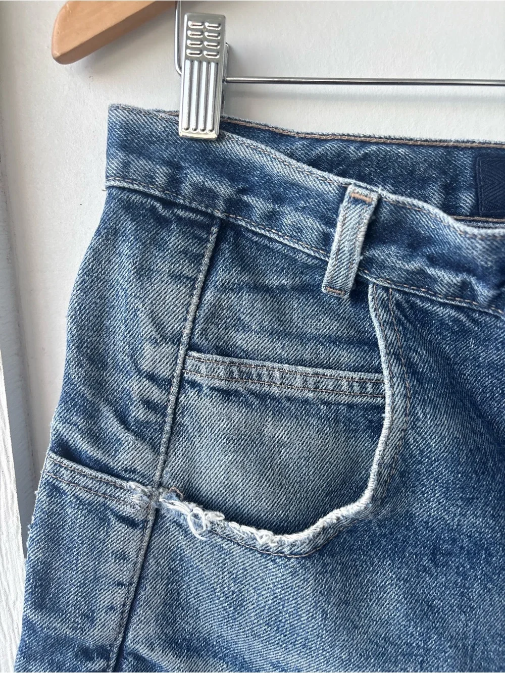 Vintage Guess Jeans Pascal Loose Fit Tapered Leg Made in USA Denim Jeans 34x30